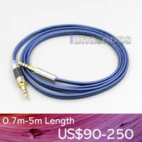 ln006816 high definition 99 pure silver earphone cable for denon ah mm400 ah mm300 ah mm200 beats solo2 solo3 shp9500
