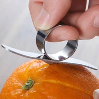household stainless steel orange peeling peeler high safety quality orange peeling opener fruit peeler