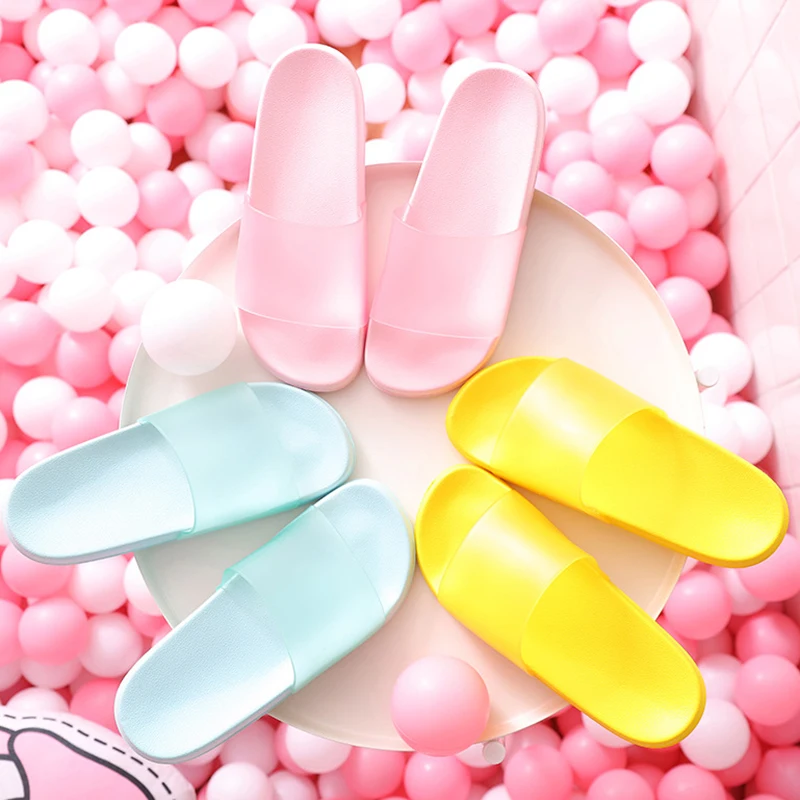 Летняя обувь Новинка женские сандалии для дома и ванной нескользящие милые с