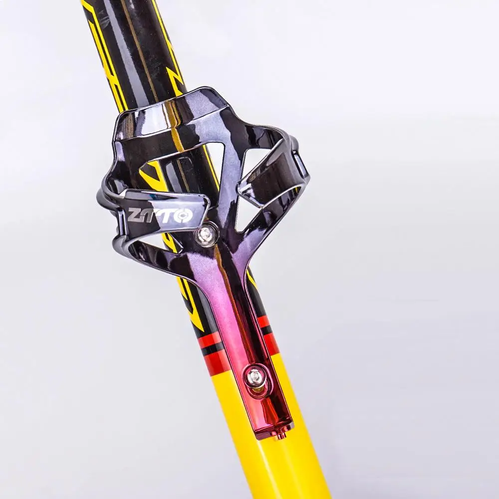 

Bike Bottle Cage For Road Bike MTB Water Bottle Holder Electroplating Socket Holder With Screws Cycling Drink Water Cup