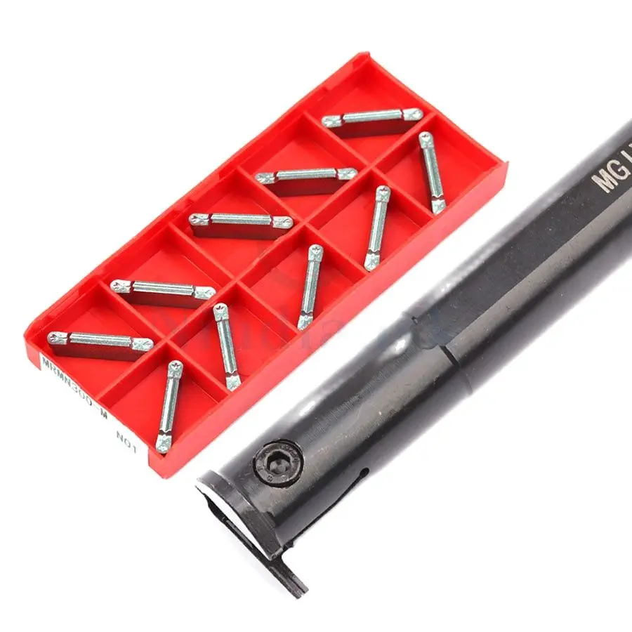 

CNC arbor inner groove cutter MGIVR2016-2 inner hole groove arbor lathe cutting tool+MRMN Hard alloy Round head grooving inserts