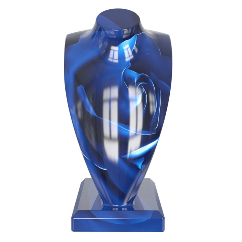 

Jewelry Display Bust Silicone Mould 3D Mannequin Mold Necklace Stand Pendant Holder Showing Rack DIY Crafts Ornament Making Tool