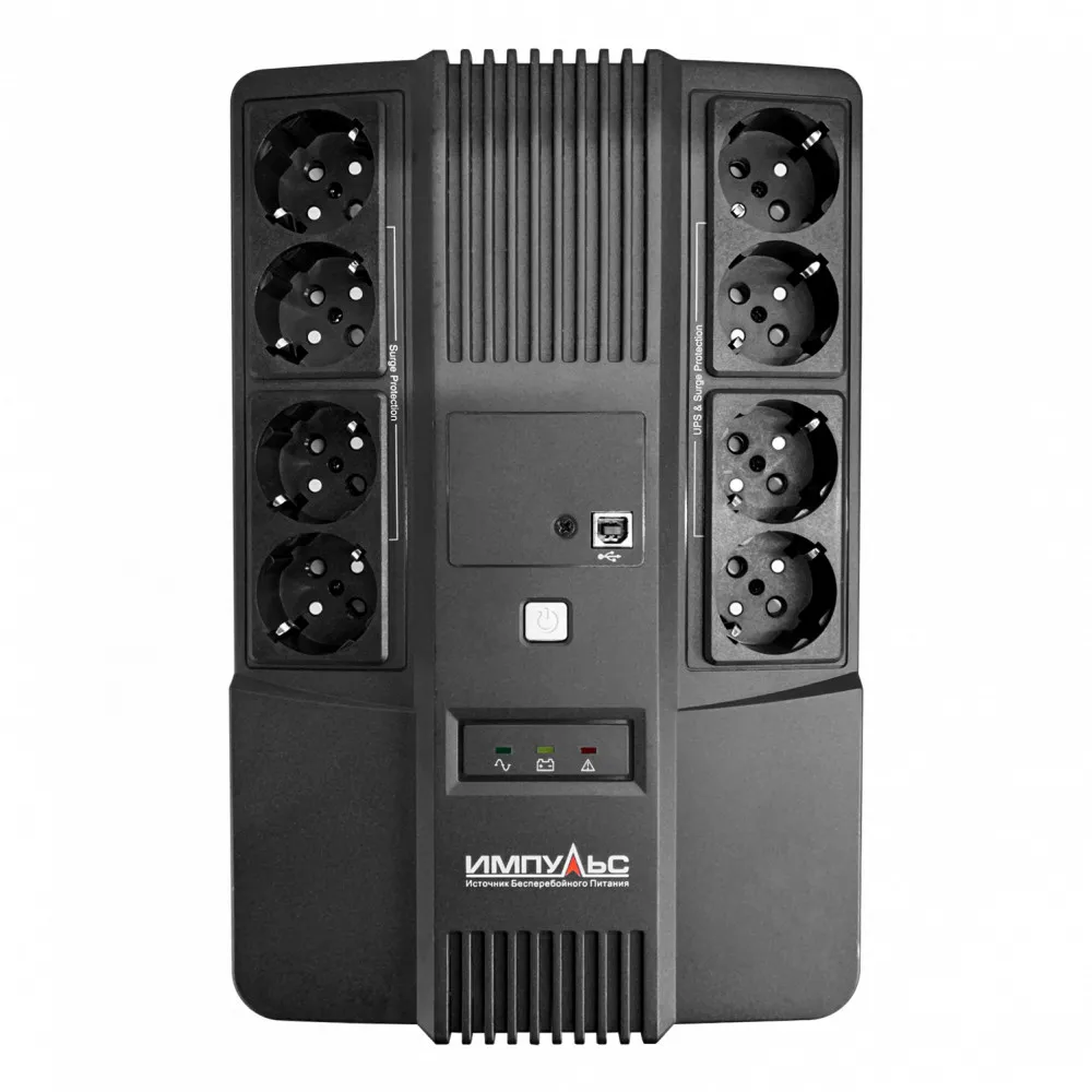 Источник бесперебойного питания Импульс Мастер 800 800ВА/480Вт LED USB RJ11/RJ45