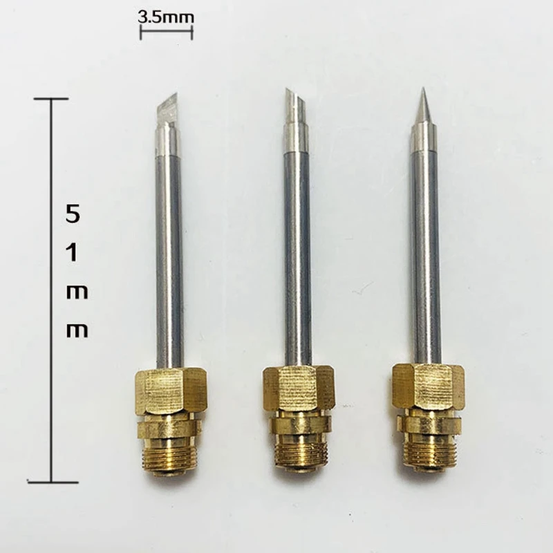 2 Pcs 510 Interface Soldering Iron Tip Mini USB Welding Rework Accessories Knife &amp Horseshoe | Инструменты