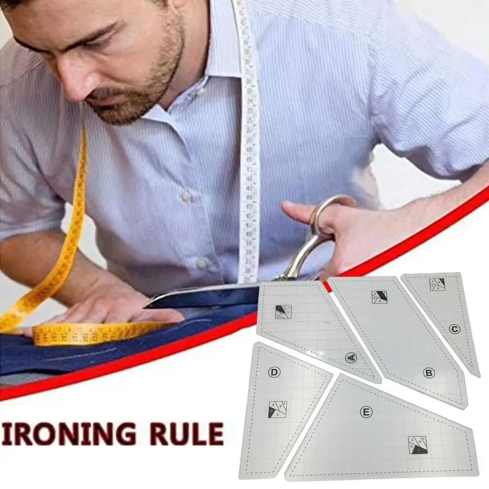 

5 шт./комплект, акриловые линейки для шитья