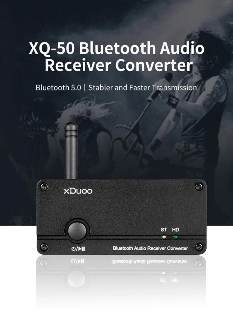 XDUOO XQ 50 Buletooth 5 0 преобразователь аудиоприемника ПК USB DAC ES9018K2M Chip support aptX/SBC/AAC XQ50