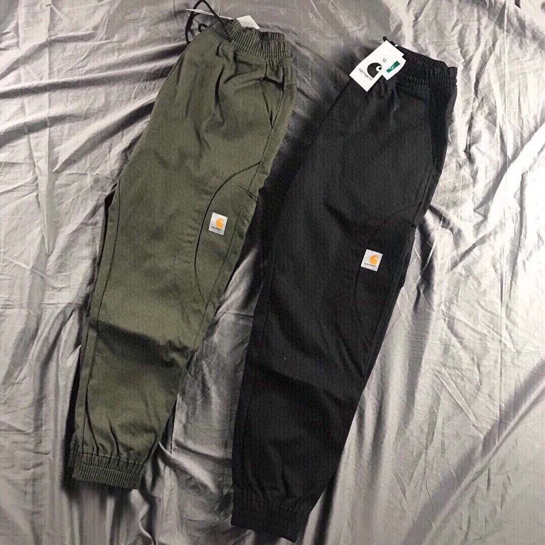 

2021 New European Style Loose Cargo Pants 100% Cotton Large Size Men Cargo Pants Multi-Pocke Men's Casual Pants
