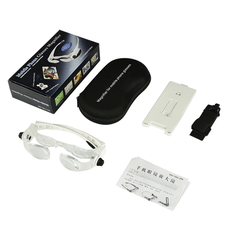 Увеличительное стекло с увеличением 2X-4X для телевизора увеличительное мобильный
