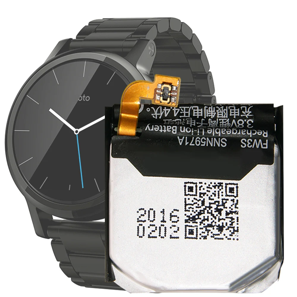

Аккумулятор SNN5971A для смарт-часов Motorola Moto 360 2-го поколения, 42 мм