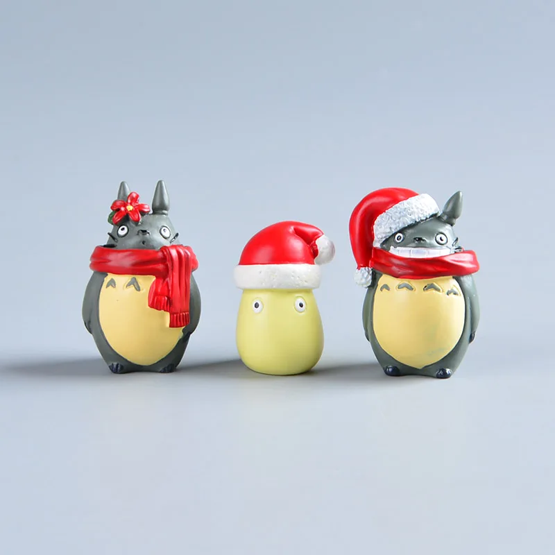 Японское аниме Kaonashi нет лица мой neighter TOTORO Смола Мини Рождественская фигура Studio