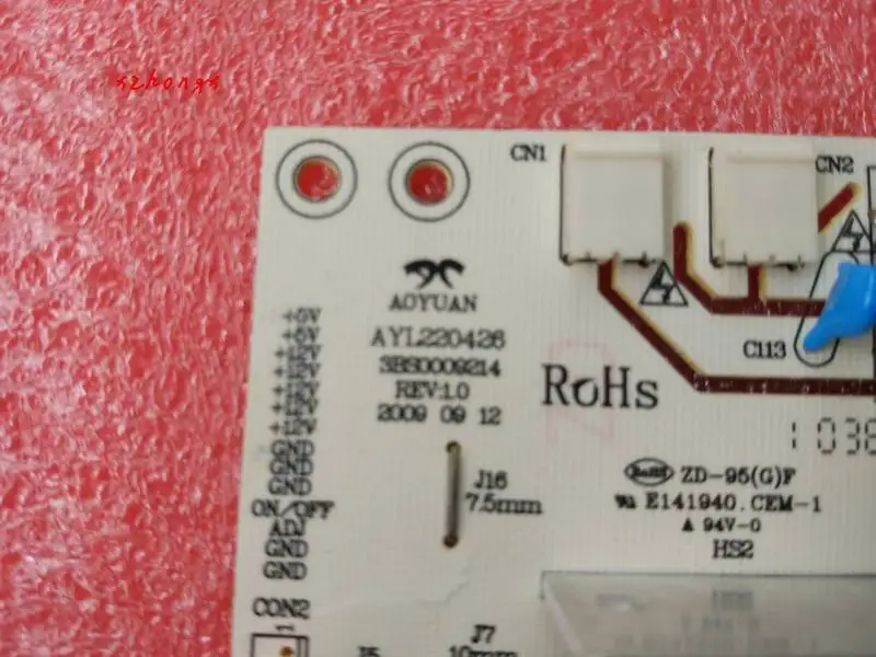 

Original AYL220426 12V high voltage board 3BS0009214 power board E141940