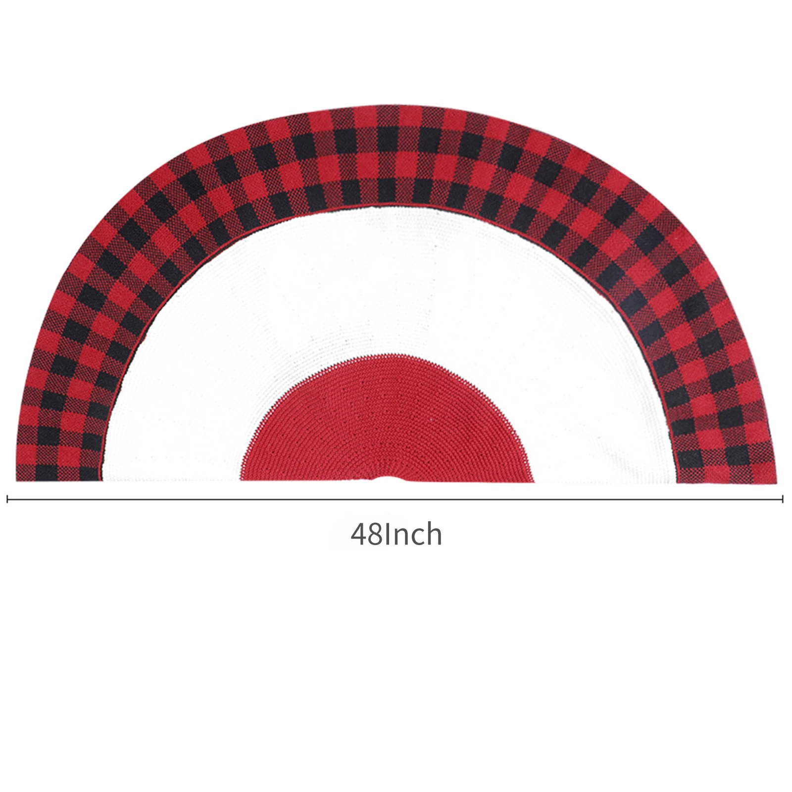 

48 Inch Large Christmas Tree Skirt Reusable Xmas Tree Skirt for Christmas Decorations Holiday Festivals Gift Home Decorations