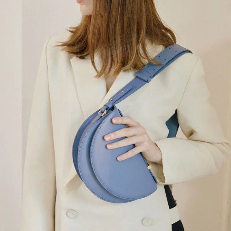 Женская сумка через плечо, дизайнерская сумка-мессенджер на широком ремешке, роскошная модная шикарная сумка из искусственной кожи, компле... от AliExpress RU&CIS NEW