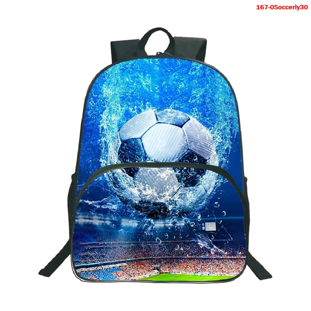 Студенческие мальчики девочки Soccerly рюкзак модные красивые водяная пожарная