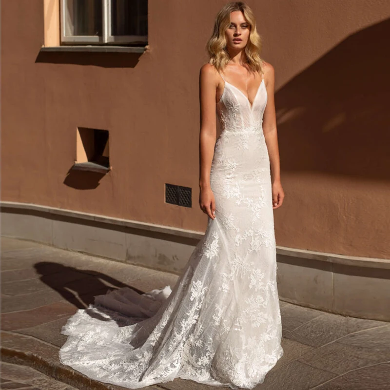 Свадебное платье Verngo в стиле бохо 2020 Кружевная аппликация элегантные свадебные
