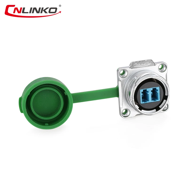 Cnlinko металлический корпус IP67 LC оптоволоконное волокно 1/4 байонетное