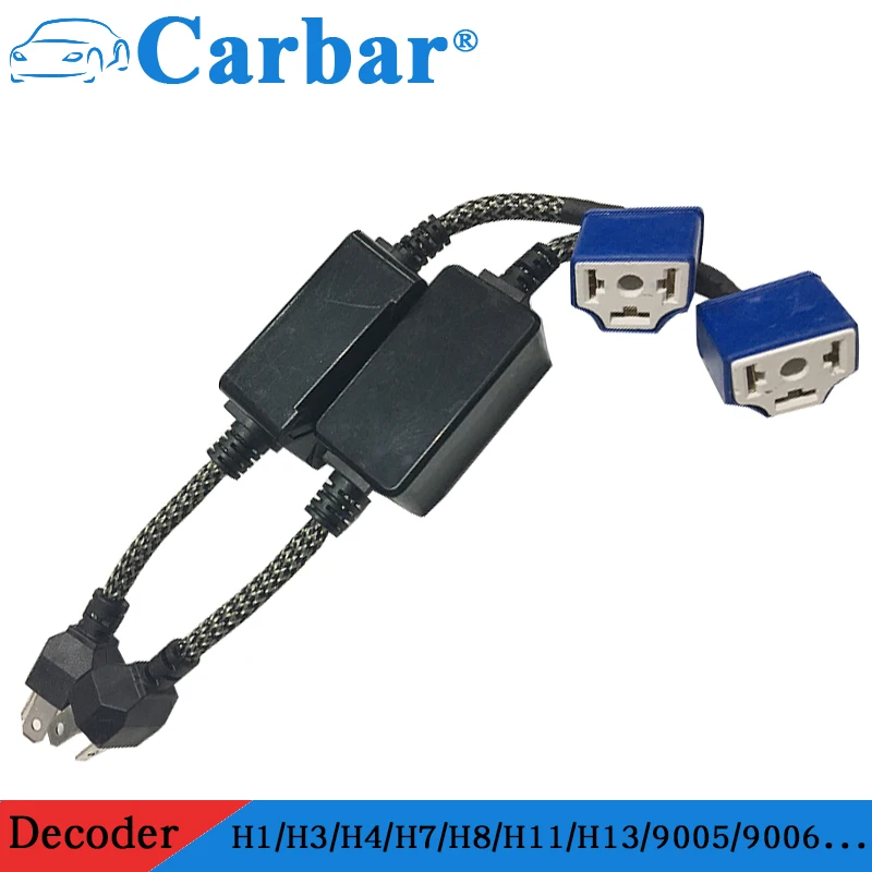 Carbar # светильник автомобильный светодиодный декодер H4 LED DRL Canbus подавитель