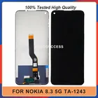 Новинка 6,18, ЖК-дисплей для Nokia 8,3, сенсорный экран, дигитайзер, стеклянная сенсорная панель в сборе, Ремонт экрана 5G для NOKIA 1243 TA-
