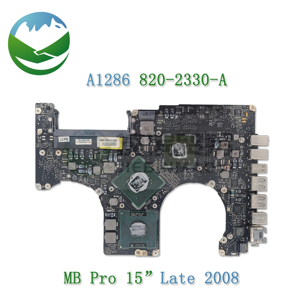 Протестированная материнская плата A1286 для ноутбука Late 2008 MacBook Pro 15 дюймов MB470LL/A
