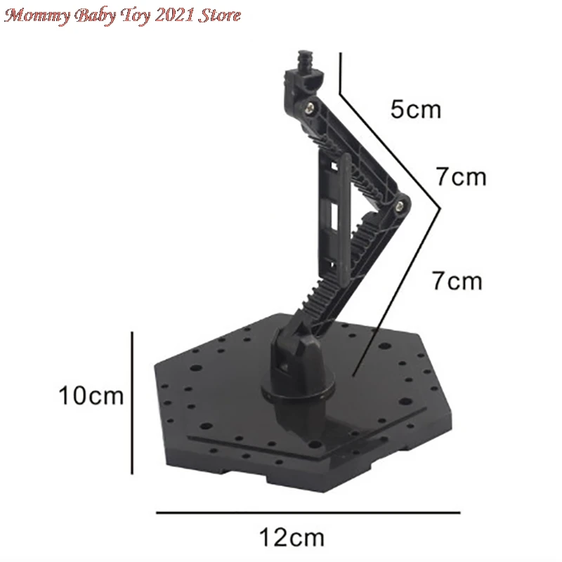 

Multipurpose Action Figure Base Display Stand for 1/144 HG RG Model White Black Color