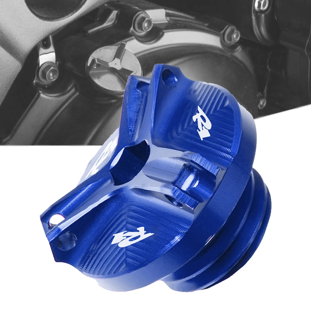 

Алюминиевый Масляный наполнитель для мотоцикла CNC, крышка заглушки для Yamaha R1 YZF-R1 1998-2020 2019 2018 2017 2016