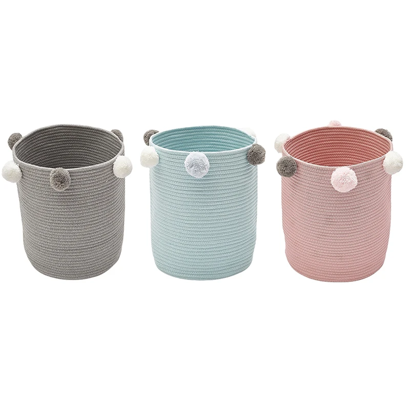 

Dirty Clothes Storage Basket Hair Ball Storage Basket Laundry Basket Home Toy Storage Basket Clothes Storage Basket Light Green