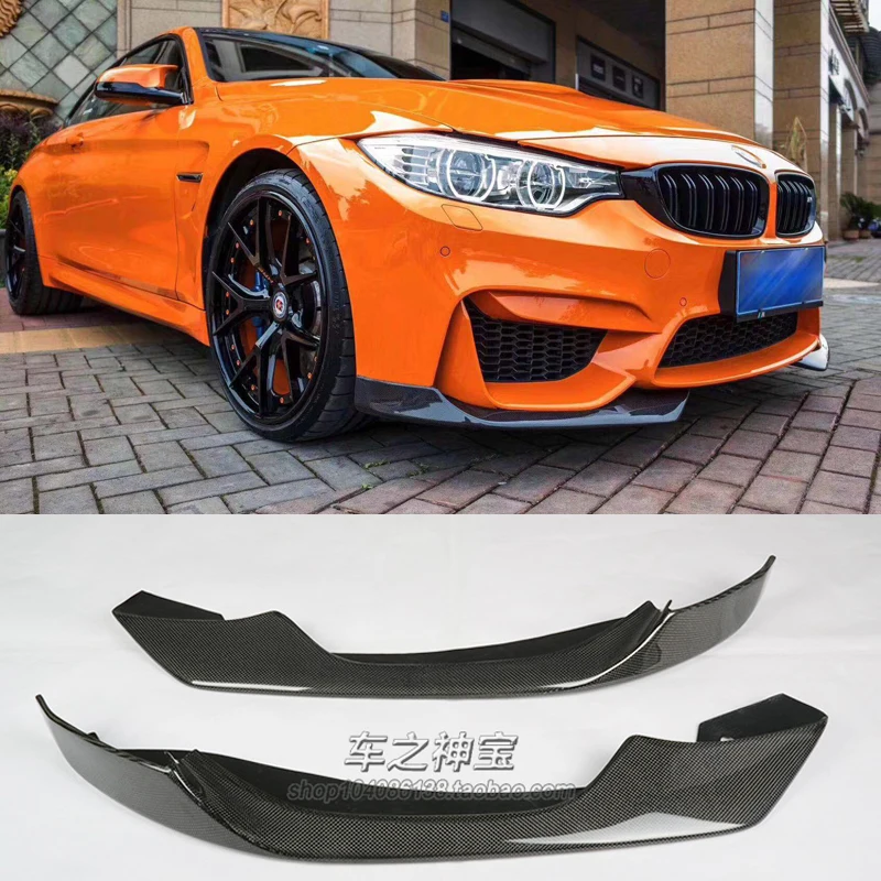 Передняя опора из углеродного волокна брызговики для губ BMW 3 4 Серии F80 F82 F83 M3 M4 2014