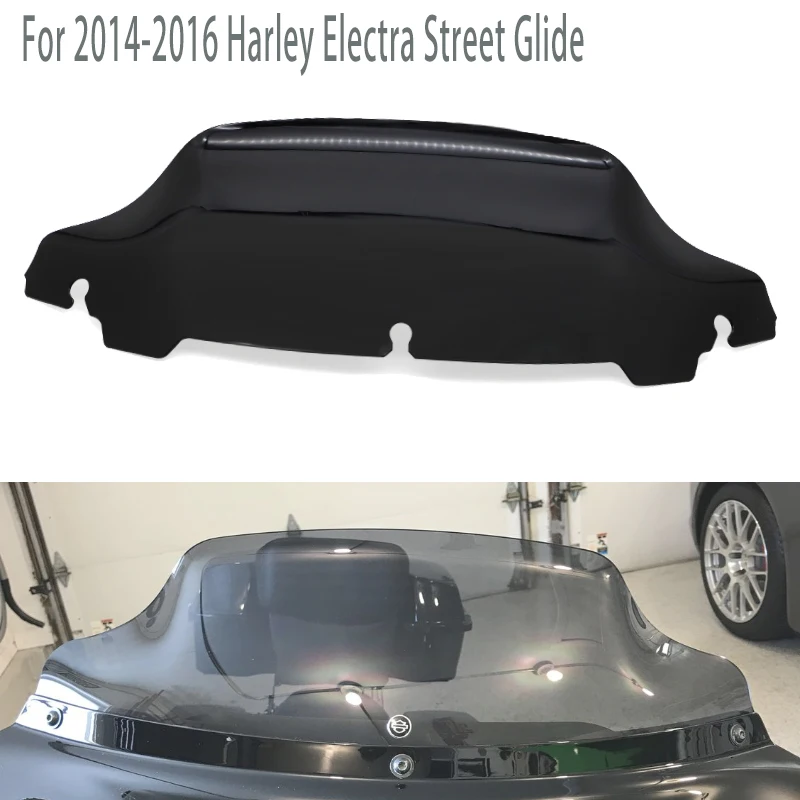 

7" Wave Windshield Windscreen For 2014-2020 Harley Touring Street Electra Glide Ultra Limited Tri Glide FLHX FLHXS Motorcycle