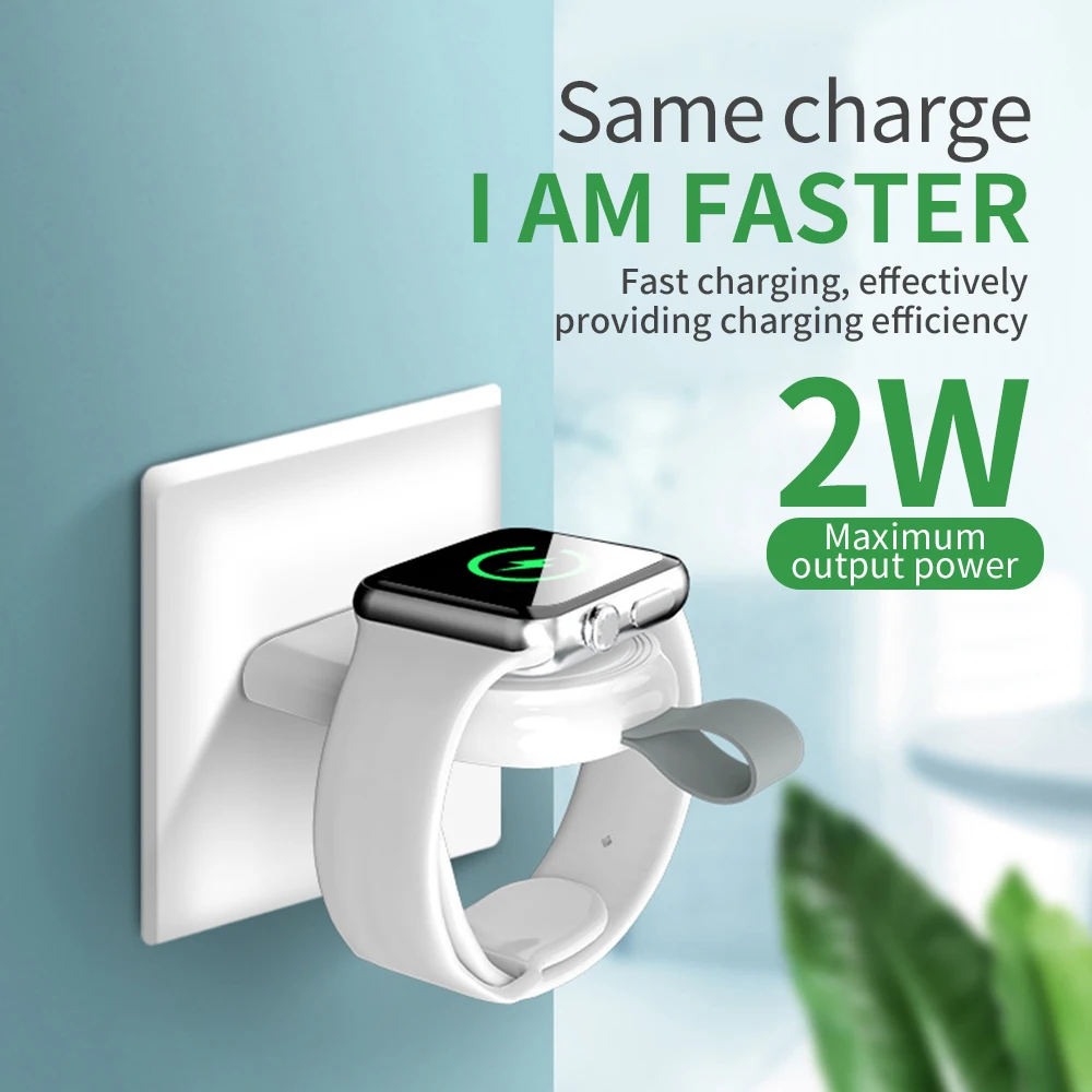 

Wireless Charger for Apple Watch Series 7 6 5 4 3 se iWatch Portable USB Charging Dock Station for Apple watch Accessories
