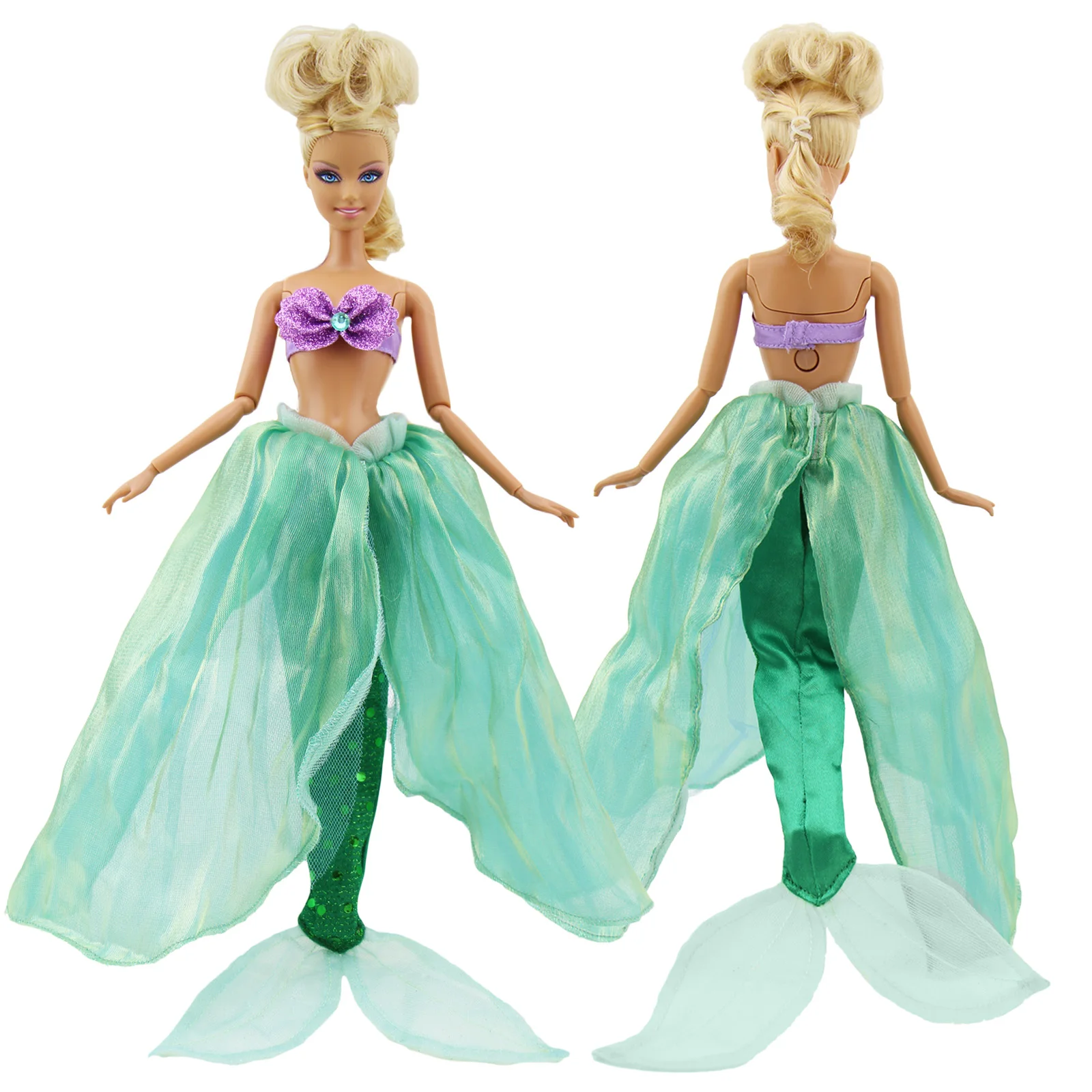 Высокое качество один комплект Сказочный хвост русалки вечернее платье юбка