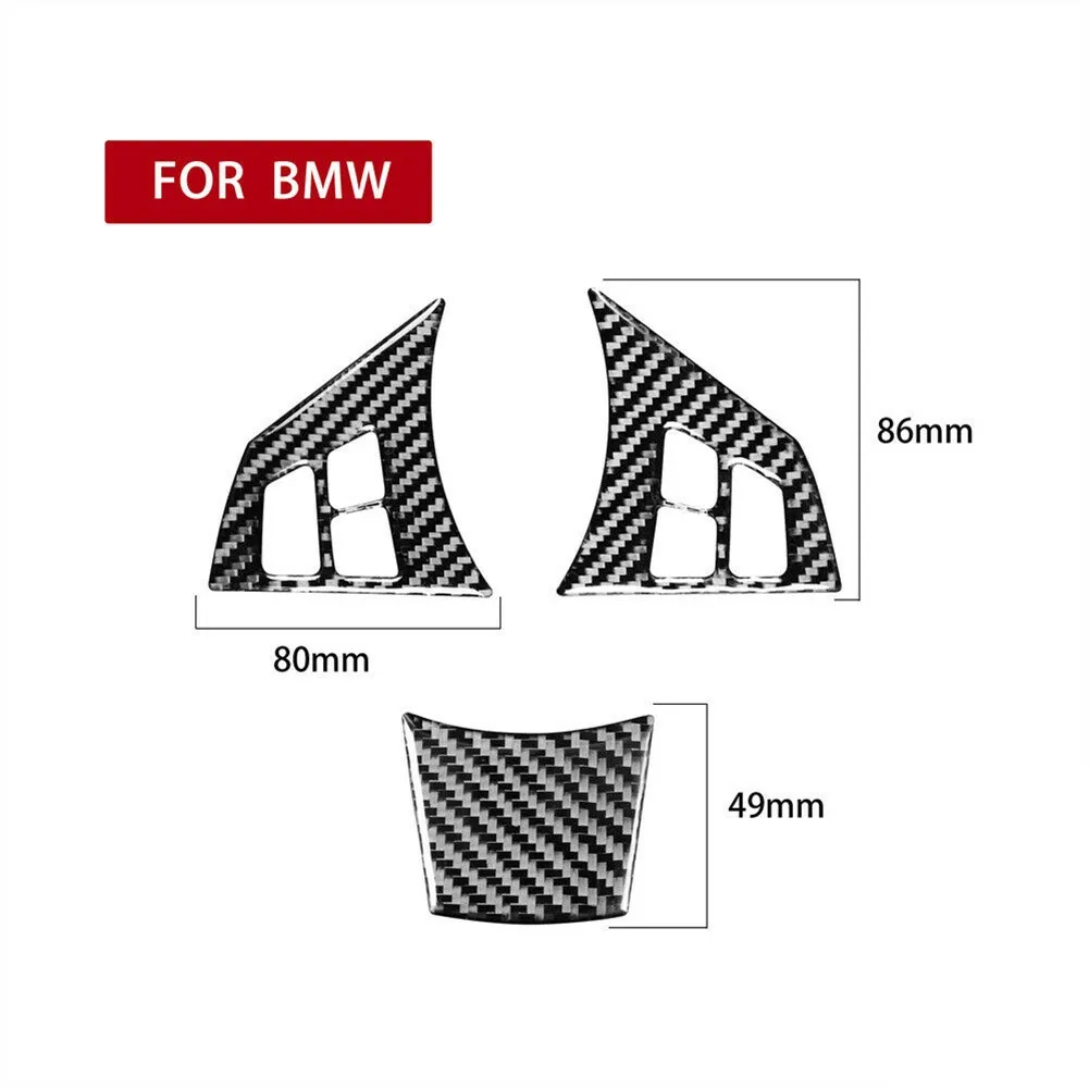 

Чехол на руль BMW 6, черное углеродное волокно, 3 шт., 2004-2010