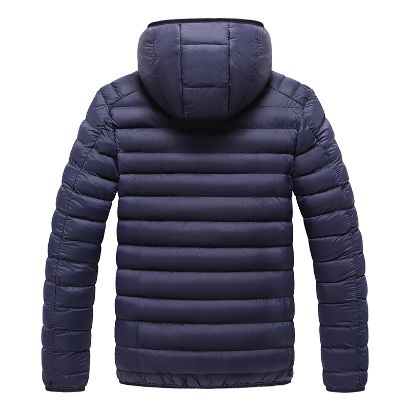 

Men's cotton jacket winter short jacket INIKE men's winter clothing trend handsome winter down padded jacket with hood