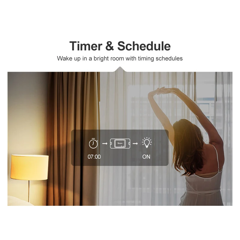 

SONOFF Basic R3 WIFI Smart DIY Switch,Timer,Sync Status,for eWelink APP,Work with Alexa Google Home Assistant,No Support 433MHz