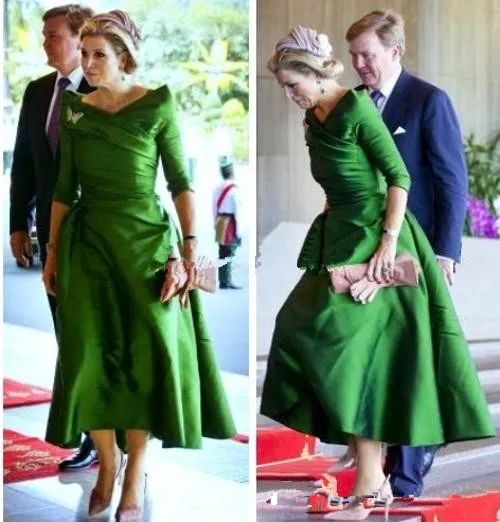 Винтажное короткое платье для мамы и невесты длинные рукава длина до колена