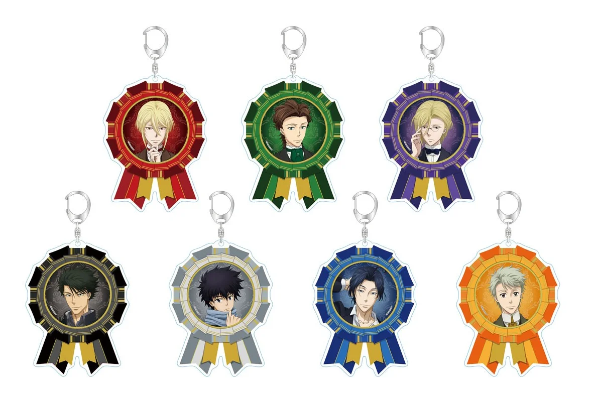

Anime MORIARTY THE PATRIOT Moriarty The Patriot Bags Pendant Keychain Acrylic Keyring School Bag Charm Decorate Medal Series Toy
