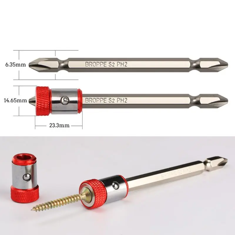 Screwdriver Bits Magnetic Ring 1/4&quot 6.35mm Metal Strong Magnetizer Screw | Инструменты