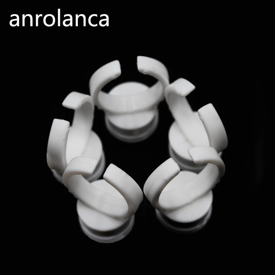 100 шт. клей держатель для ресниц кольцо белое индивидуальное Наращивание Клей