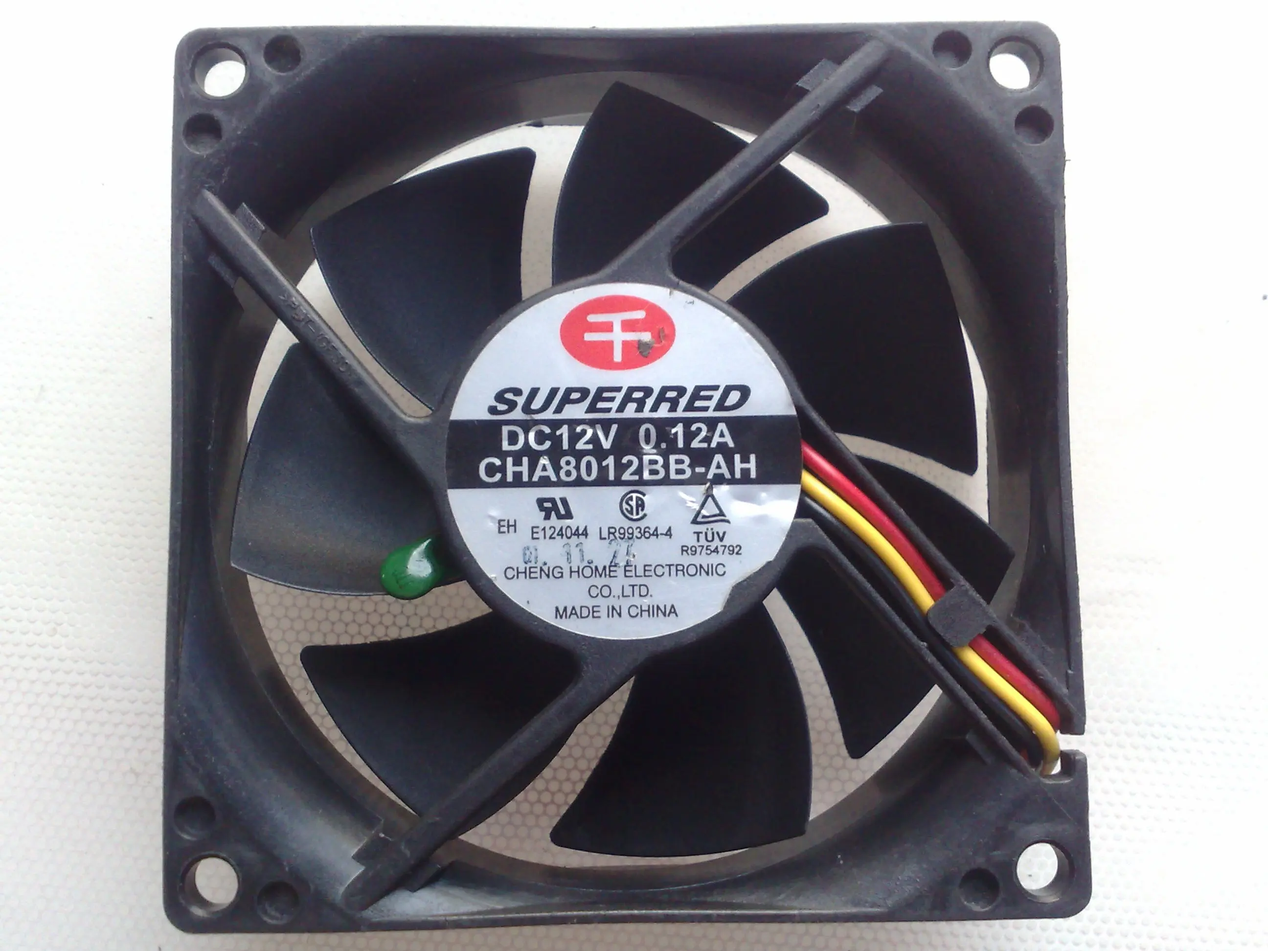 Новый CHA8012BB AH 12V 0.12A 8 см 8025 защиты электродвигателя Вентилятор охлаждения|Защита
