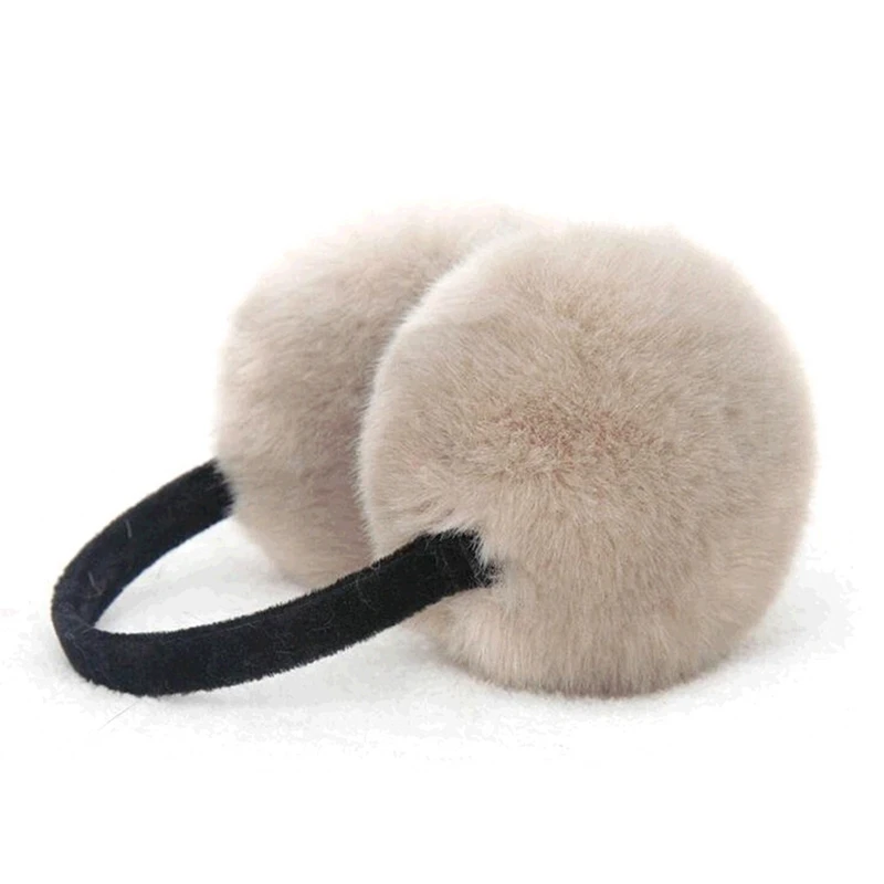 2020 теплые пушистые меховые наушники для детей и взрослых симпатичные с
