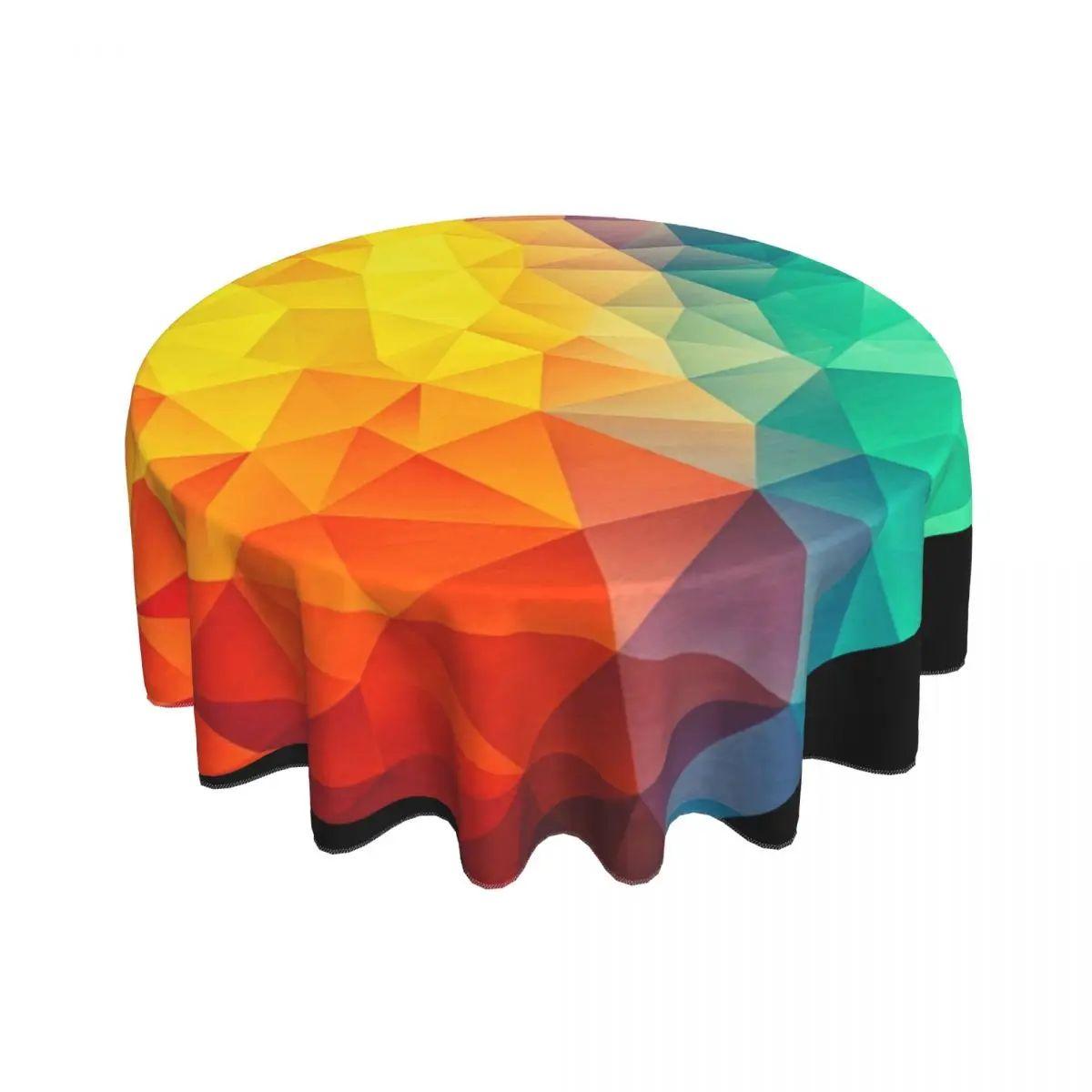 Радужная скатерть Весенняя из полиэстера винтажная дешевая Защитная на заказ |