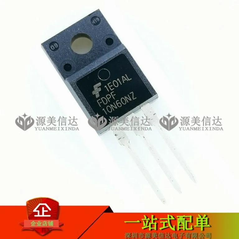 100% новый и оригинальный FDPF10N60NZ 10N60 FQPF10N60C 10A600V TO220F|Запасные части| |