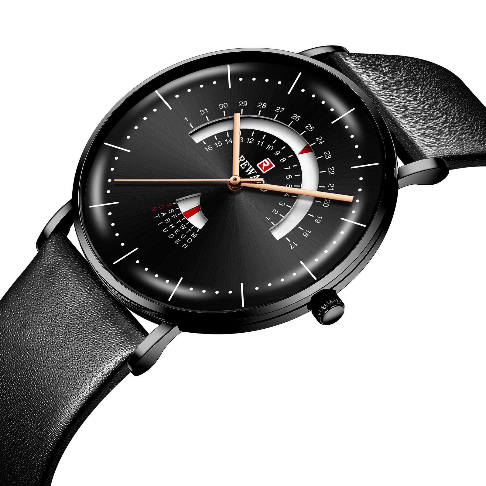 

2021 Новый стиль Роскошные Лидирующий бренд кожаный ремешок кварцевые мужские часы с хронографом Водонепроницаемый спортивные модные мужск...