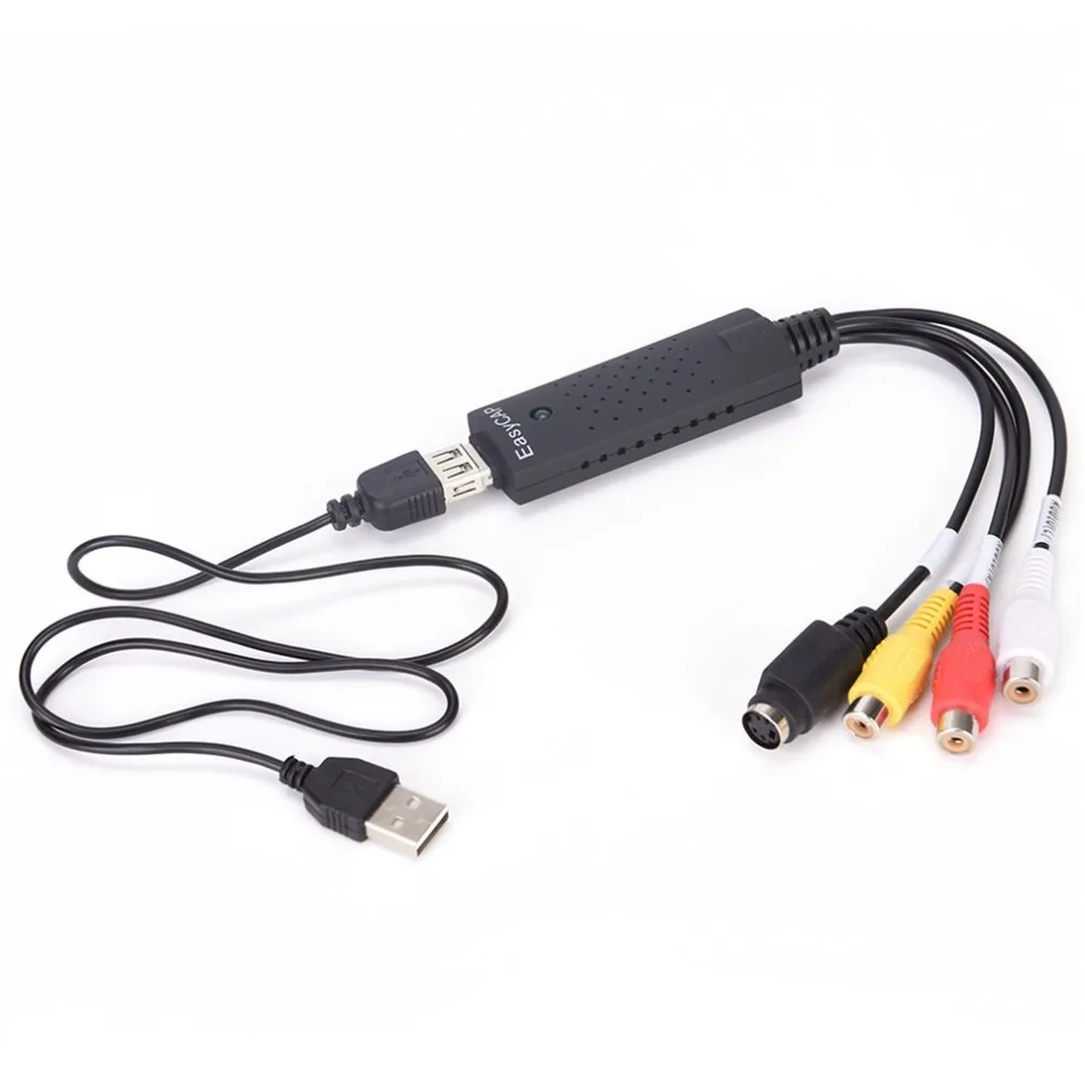 USB 2,0 конвертер VHS в DVD Аудио Видео адаптер захвата карты поддерживает во всем мире видео системы, включая NTSC, PAL и SECAM