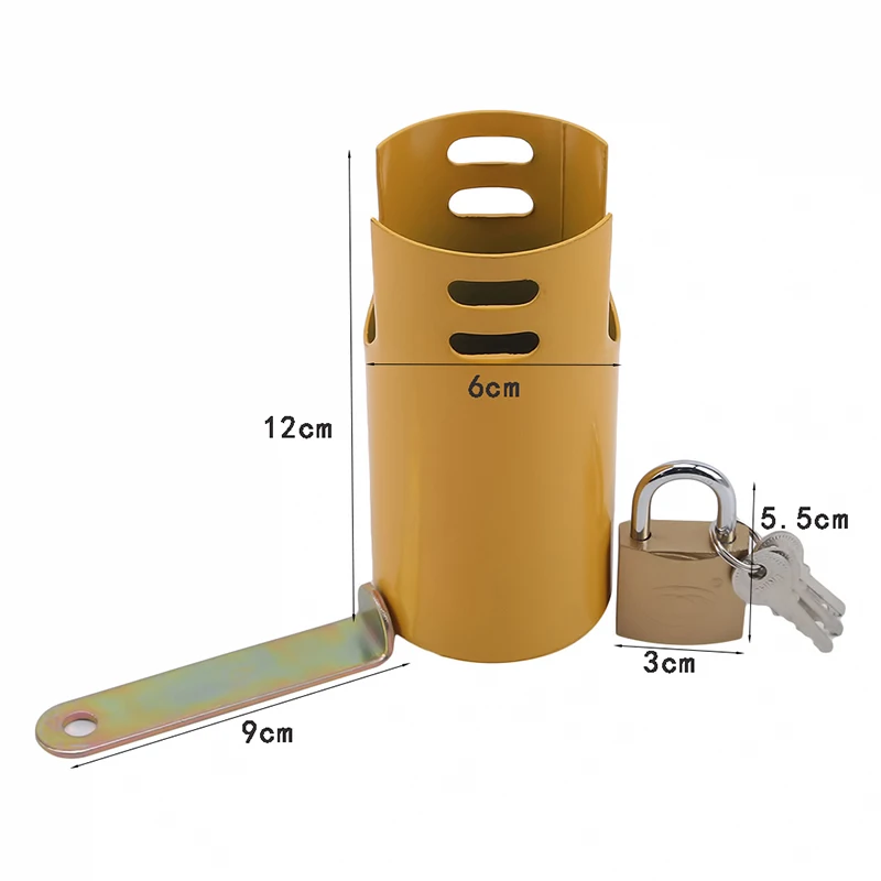 

1 Set New Arrival Outdoor Faucet Lock Tap Outdoor Garden Tap Valve Padlock Protection Home Improvement Faucet Accessories