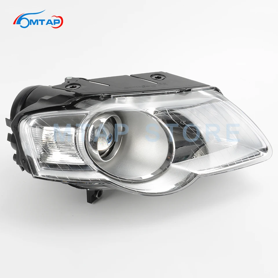 MTAP ПЕРЕДНИЙ БАМПЕР фара HID AFS галогенная для Volkswagen Passat B6 Magotan B6 2005 2006 2007 2008 2009 2010