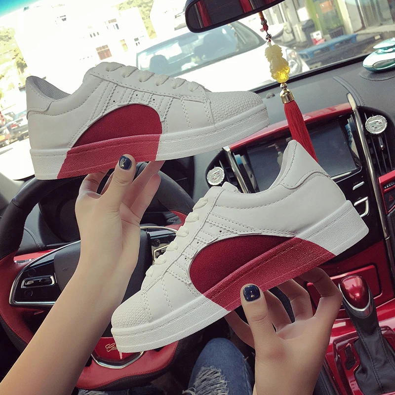 2019 весенние модные женские теннисные туфли нового дизайна высокое качество