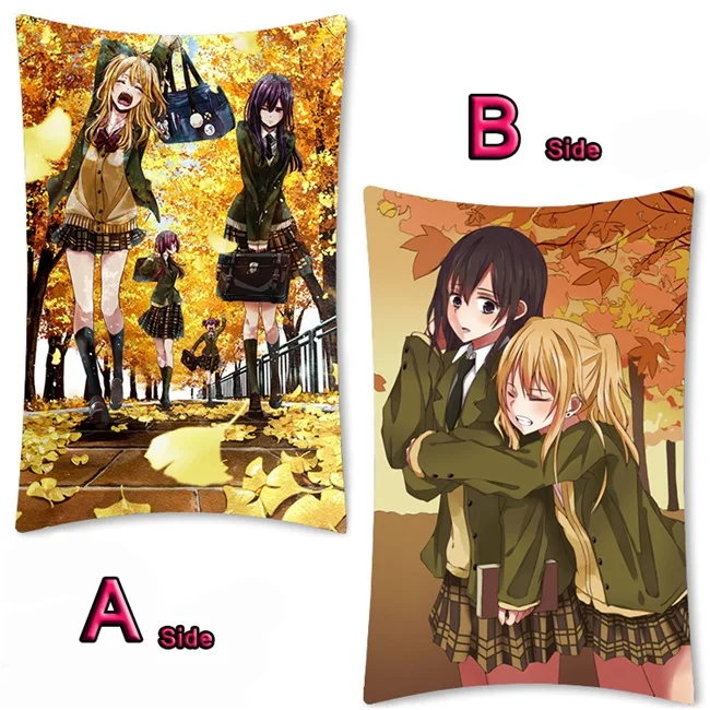 05 Аниме цитрусовые Aihara Yuzu Aihara Mei милый Dakimakura длинная подушка для объятий чехол кровать подушка Pilow крышка 2WAY 35x55 см - Цвет: 05