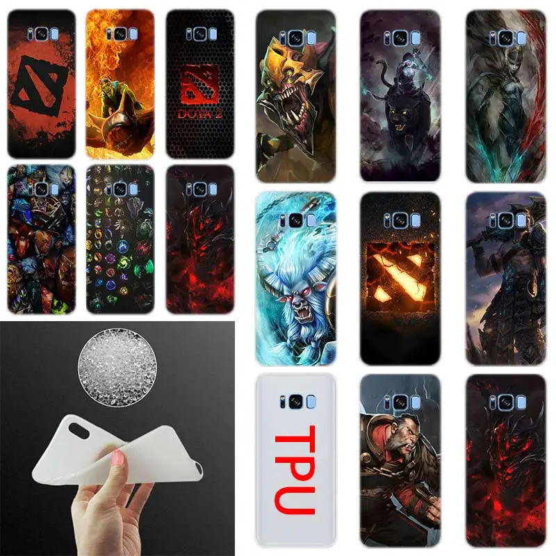 Dota 2 логотип Силиконовый ТПУ чехол для телефона Samsung S11 S10 S8 S9 Plus S7 S6 Edge Note 10 8 9 Funda Etui
