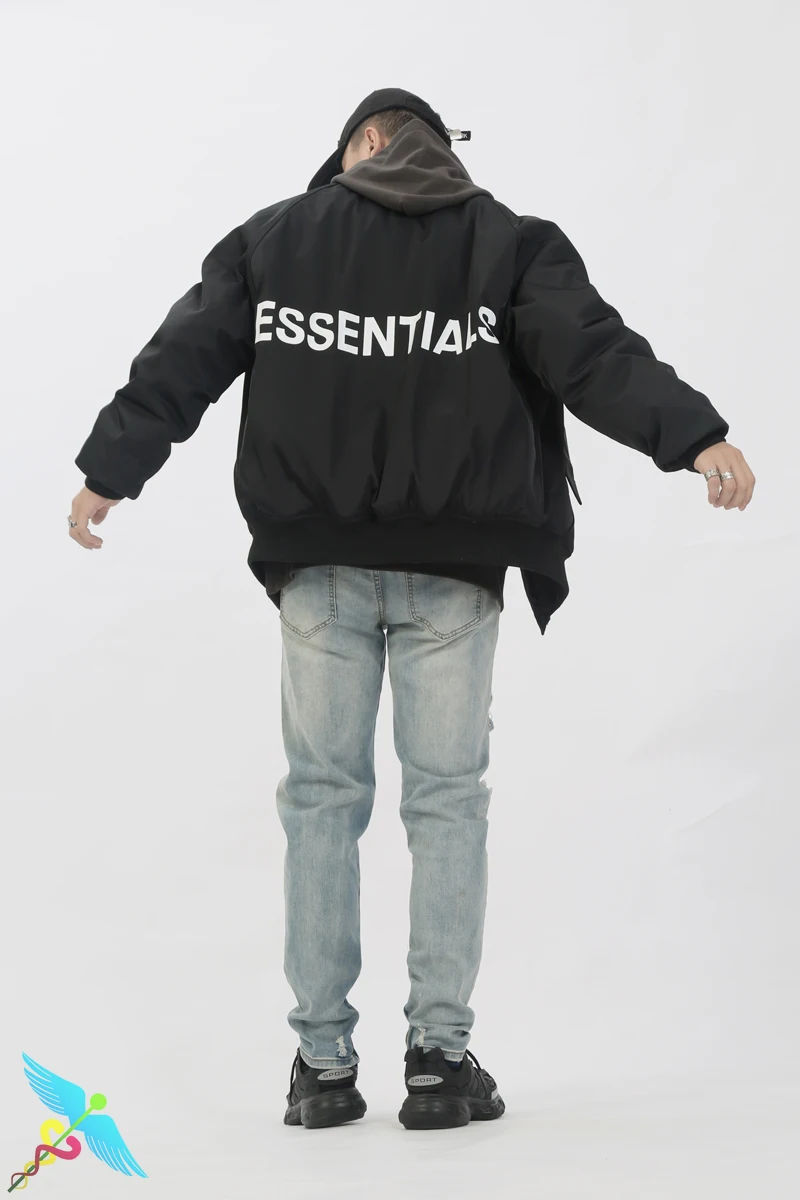 

Essentials Jacket Men New Fashion Clothing High Quality Letter Print Zipper Casual Coat Spring Autumn Windbreaker Outerwear