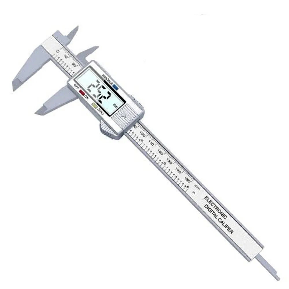 

Digital Vernier Calipers 150mm LCD Electronic Carbon Fiber Meter Measuring Ruler Measurement Analysis Instruments Accessories